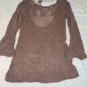 Nasty Gal Crochet Beach Cover Up